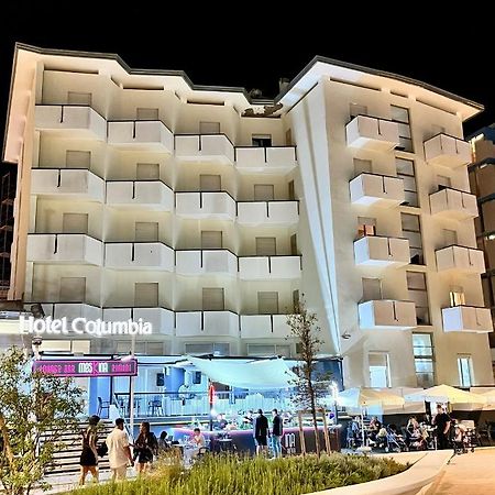 Hotel Columbia Frontemare Rimini Buitenkant foto